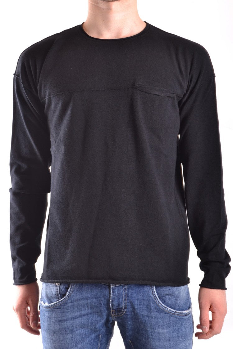 Isabel Benenato Relaxed Fit Black Knitwear Sweater