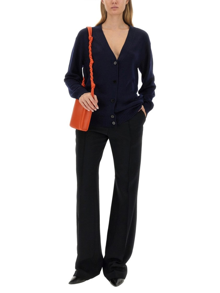 Jil Sander Small Padded Tangle Bag With Braided Strap
