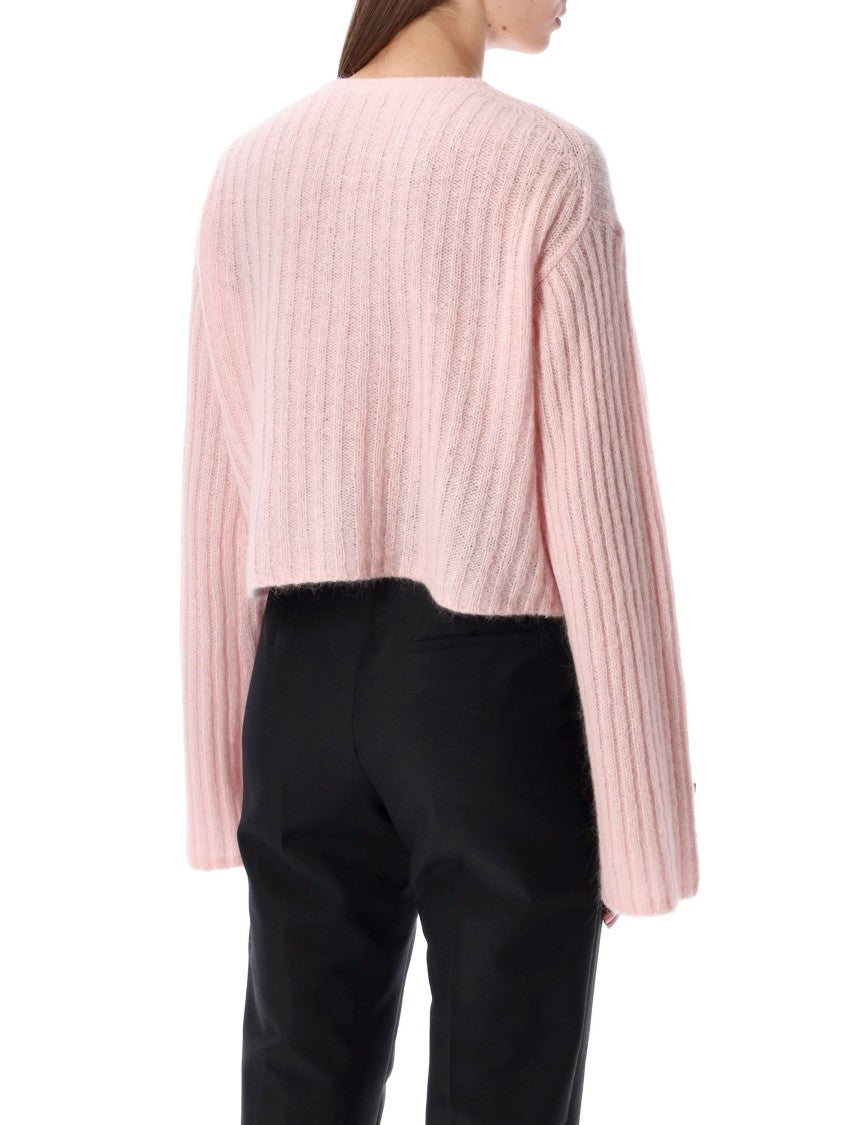By Malene Birger Ribbed Knit Cardigan With Front Buttons