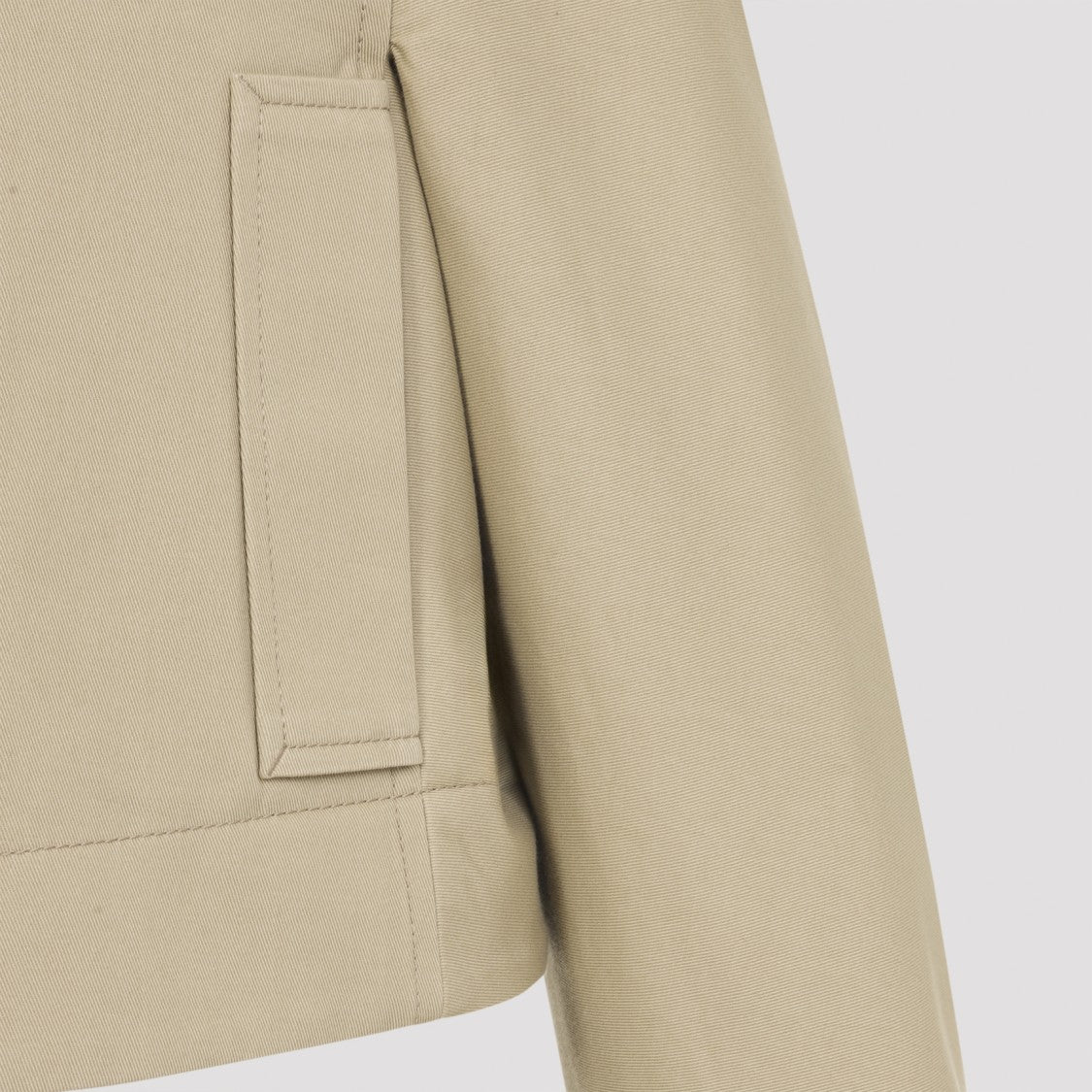 Givenchy Beige Cotton Caban Jacket