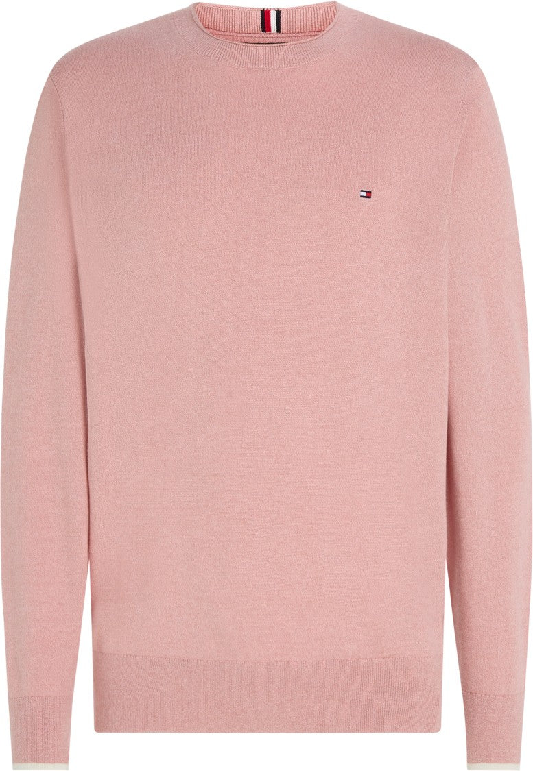 Tommy Hilfiger Classic Crew Neck Pullover In Organic Cotton