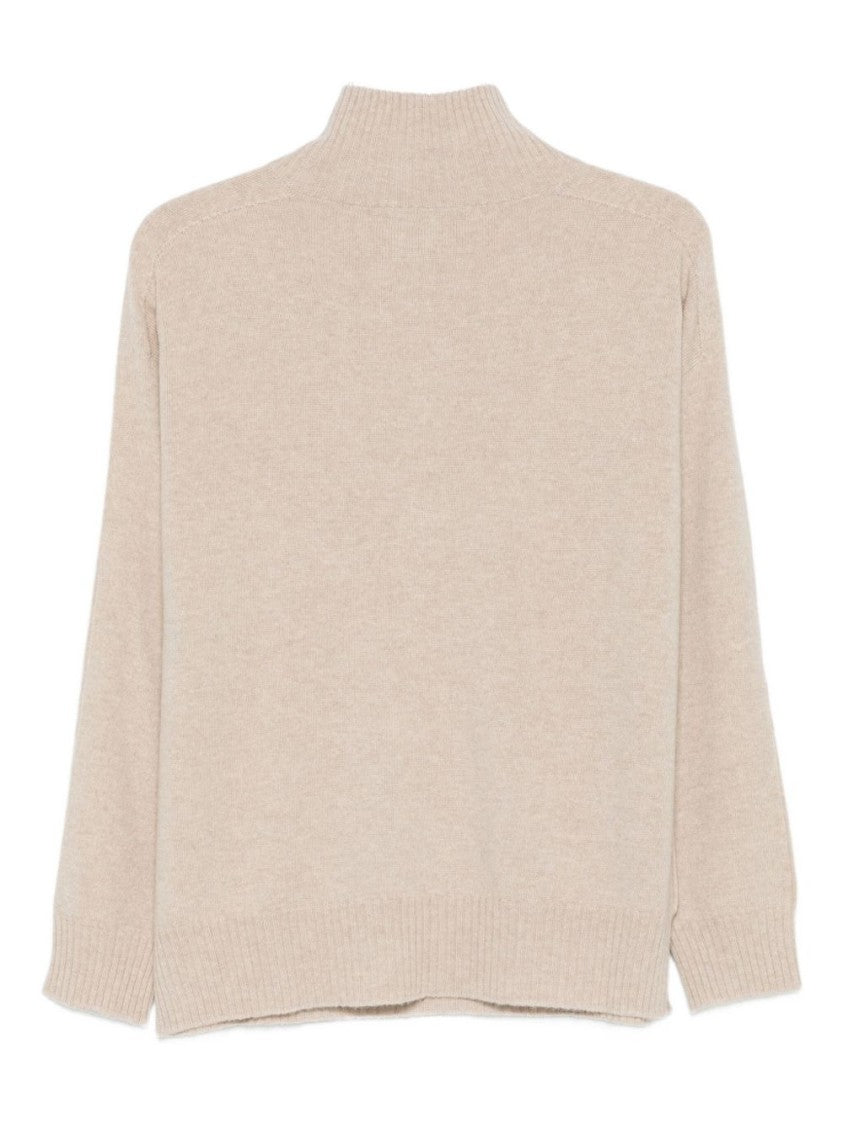Dexterior Beige Wool And Cashmere Blend Sweater