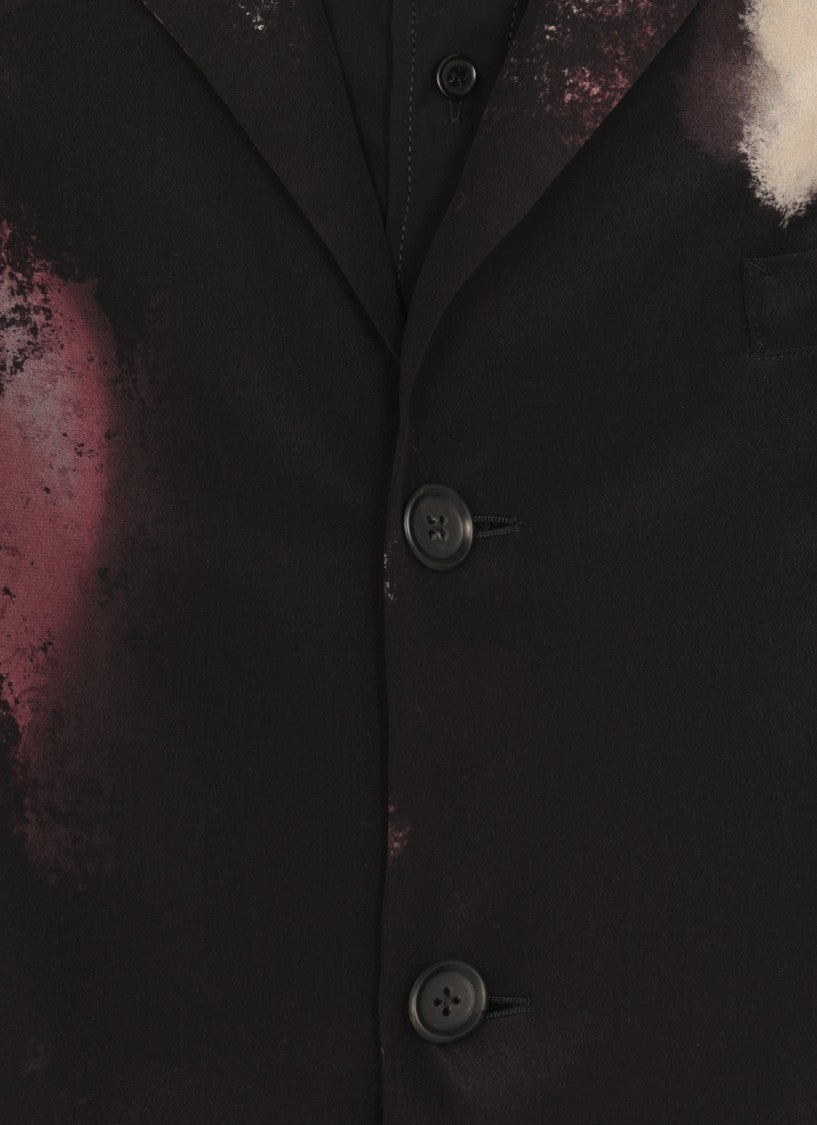 Yohji Yamamoto Black Silk Jacket