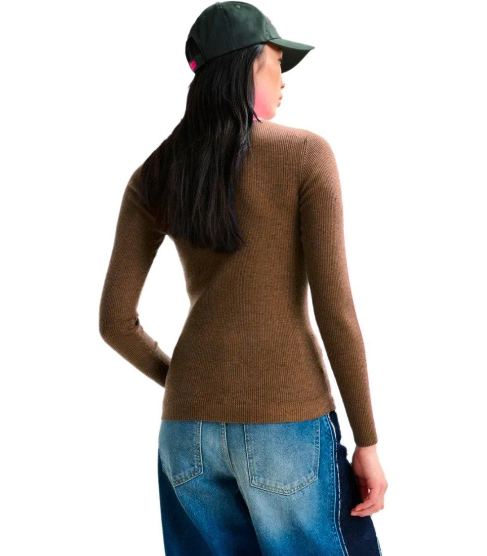 Essentiel Antwerp Iffort Bicolor Turtleneck Sweater