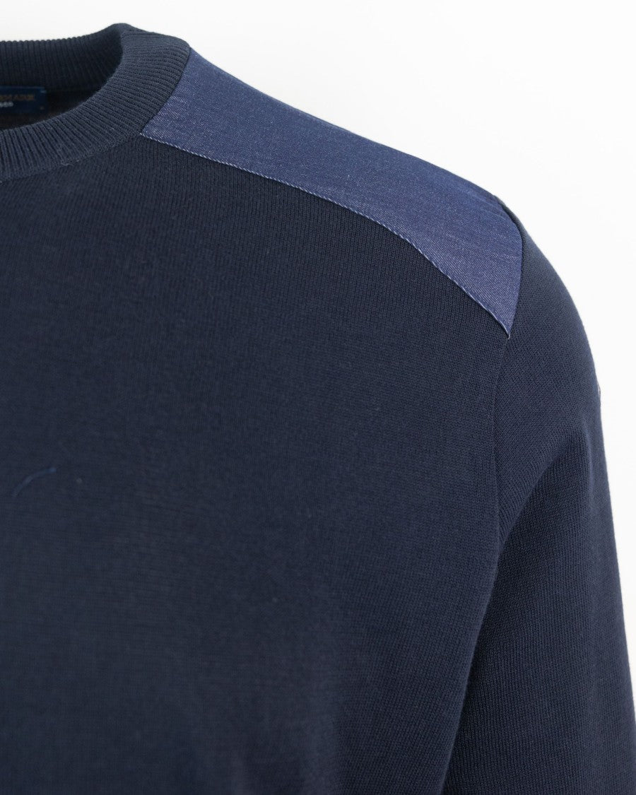 Paul & Shark Lightweight Cotton Sweater - Blue