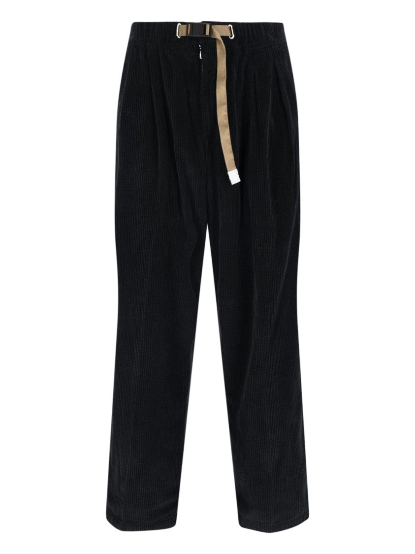 White Sand Corduroy Pants – Black