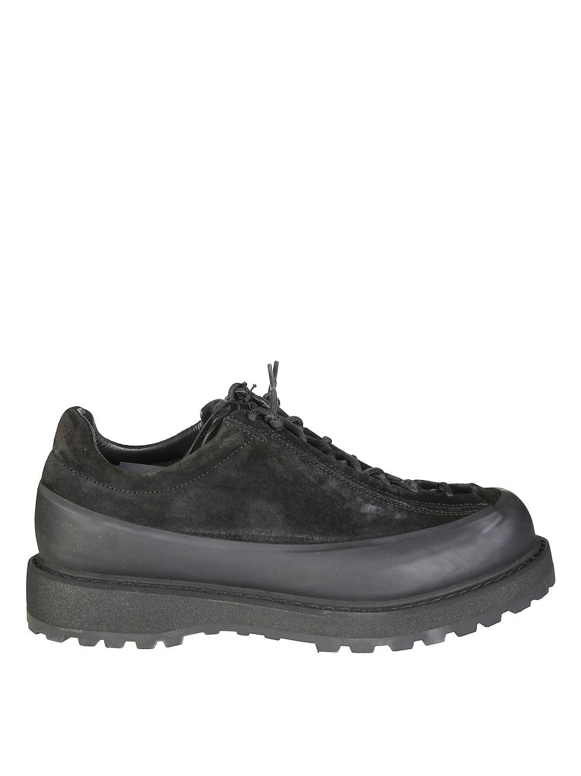 Stone Island Low-Profile Black Suede Sneaker