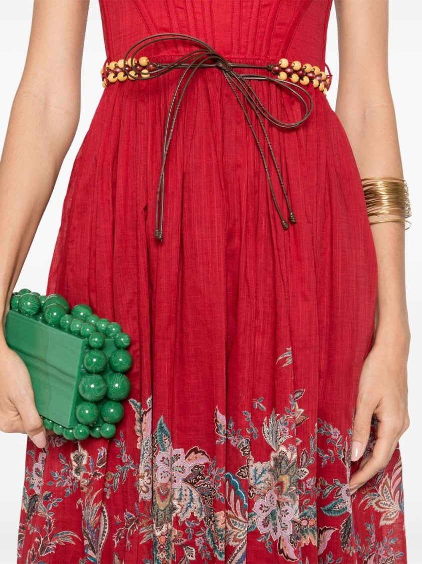 Zimmermann Rhiannon Corset Midi Dress