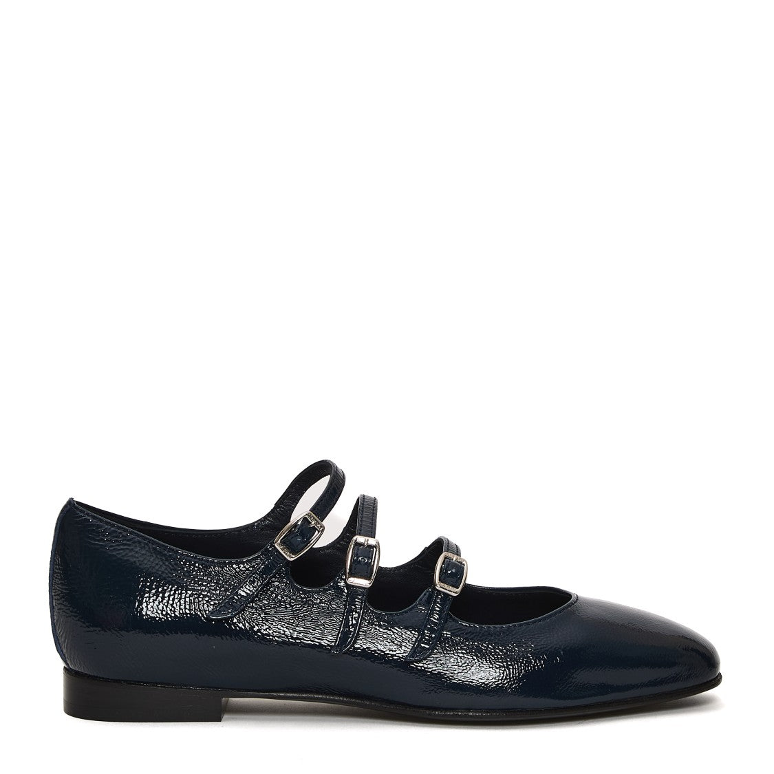 Carel Paris Mary Jane Vernice Blue Tacco 20 Mm