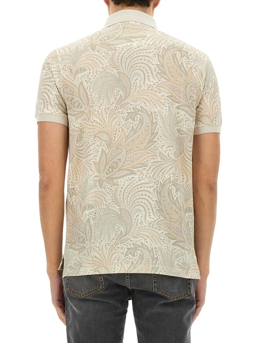 Etro Polo Shirt With Paisley Print