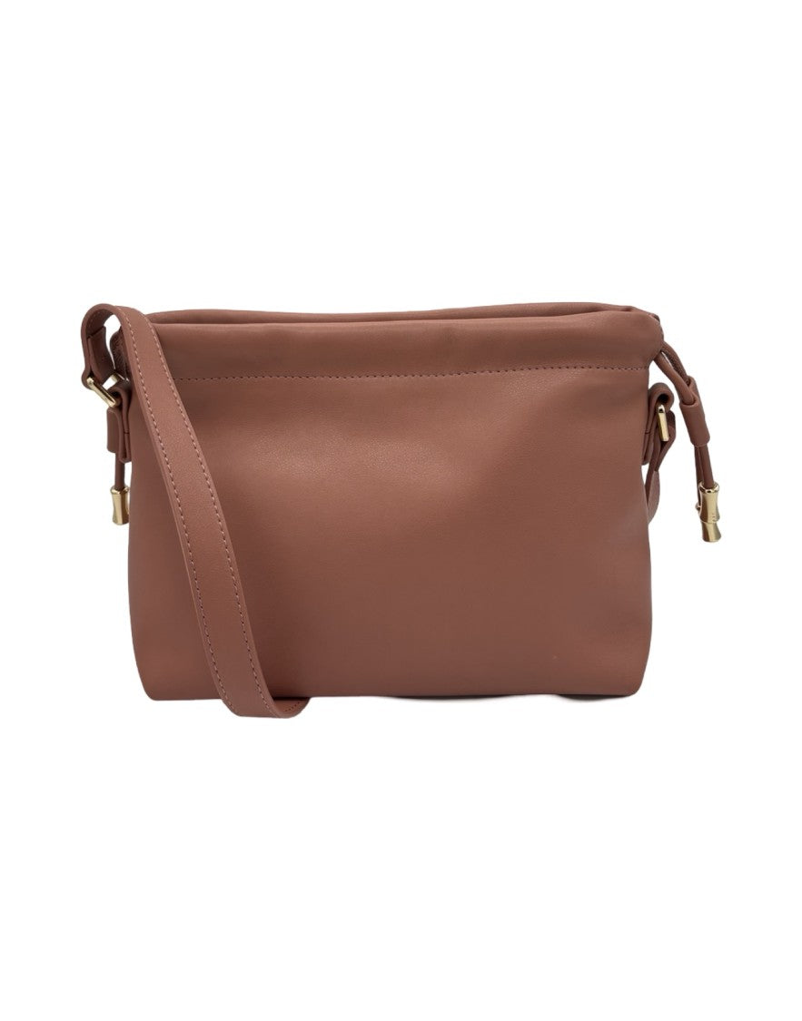 A.P.C. Antique Pink Leather Ninon Mini Bag