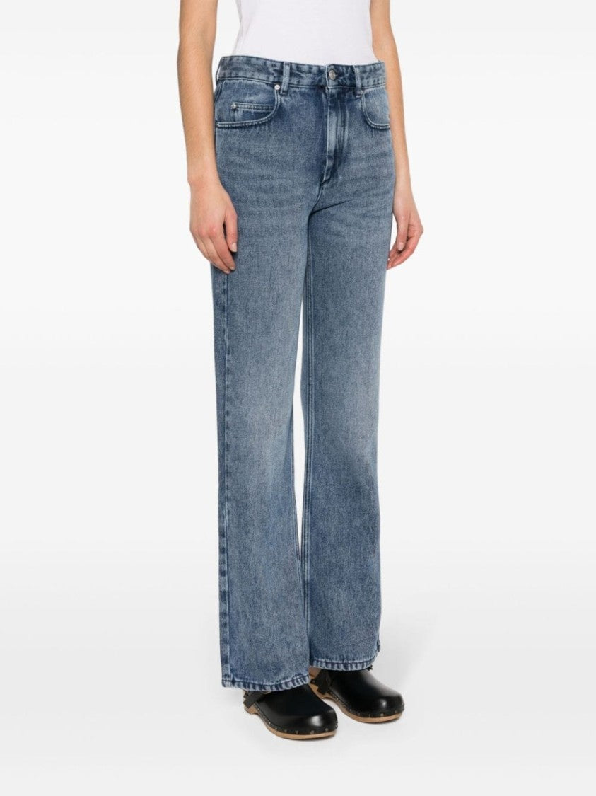 Isabel Marant Belvira High-Rise Bootcut Denim  Jeans