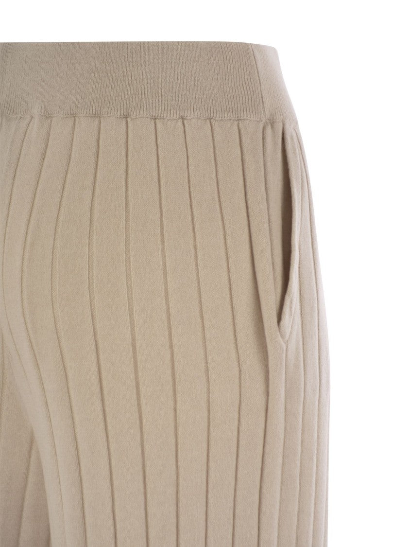 Brunello Cucinelli Cashmere Knit Trousers