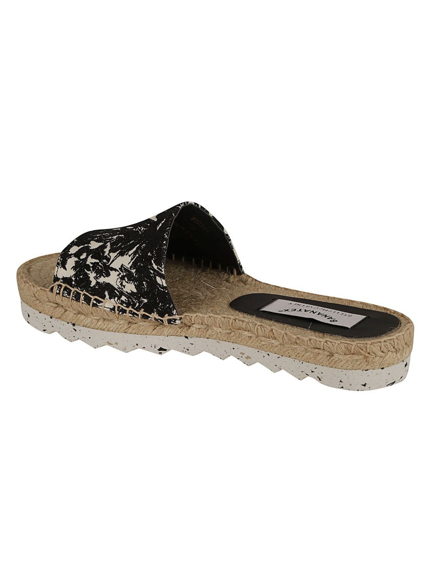 Stella Mccartney Wide Strap Sandals With Black