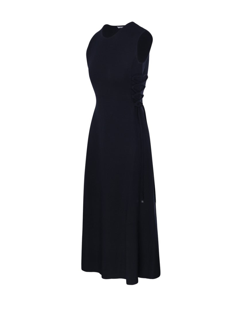 Max Mara Fitted Black Midi Dress