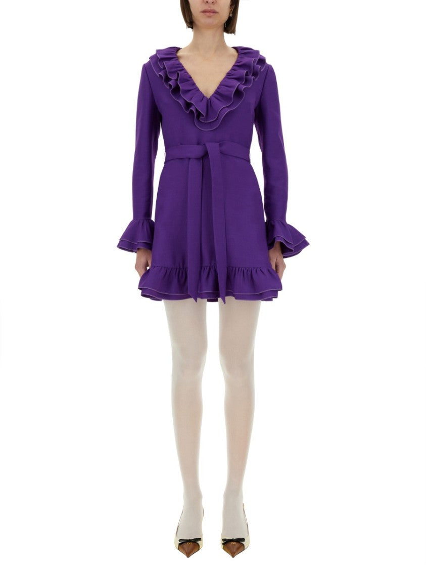 Valentino Crepe Couture Short Dress