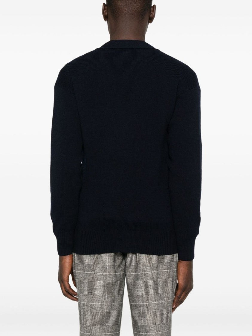 Gran Sasso V-Neck Cardigan Sweater With Button Closure