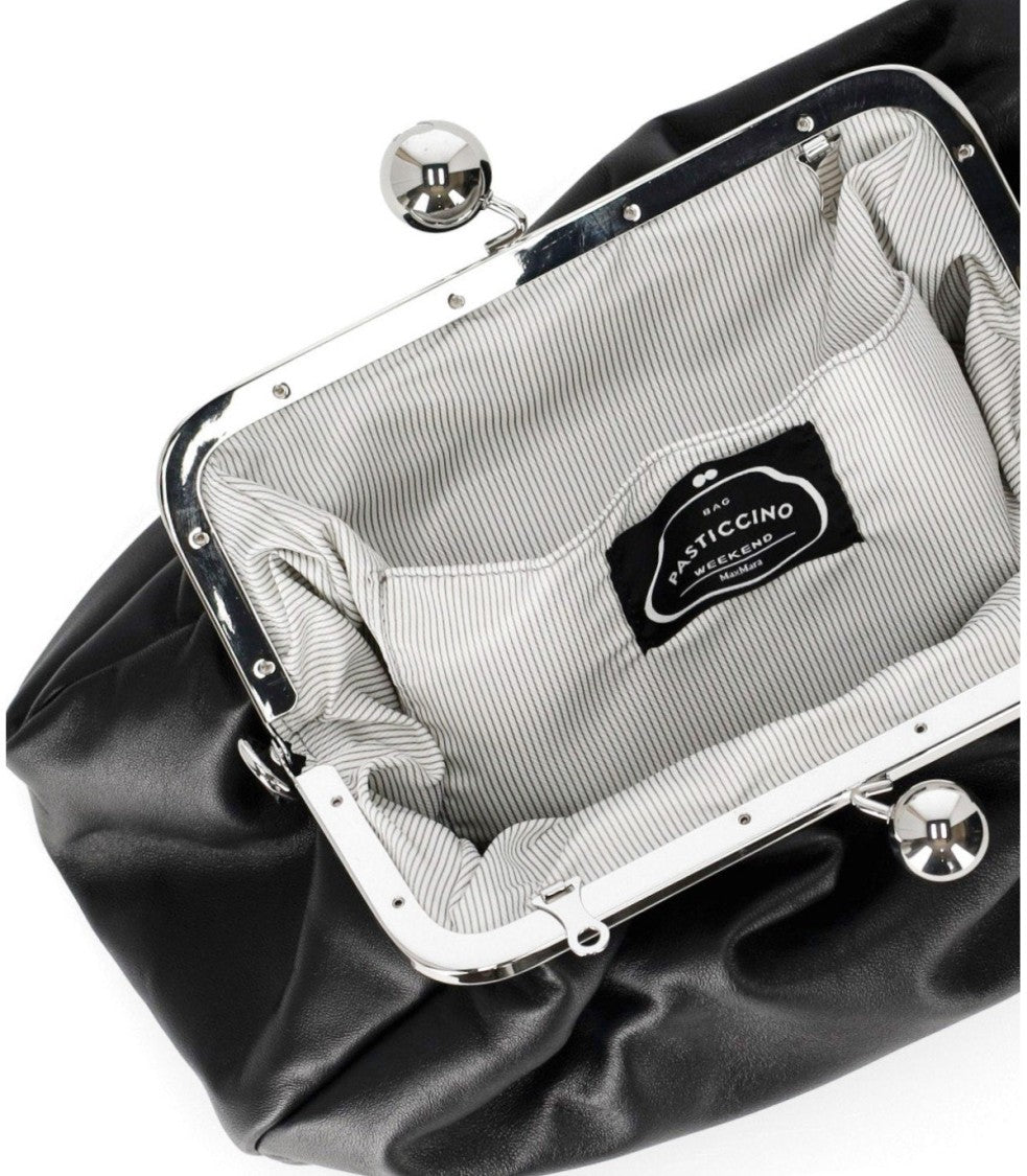 Max Mara Pasticcino Cubico Medium Black Clutch