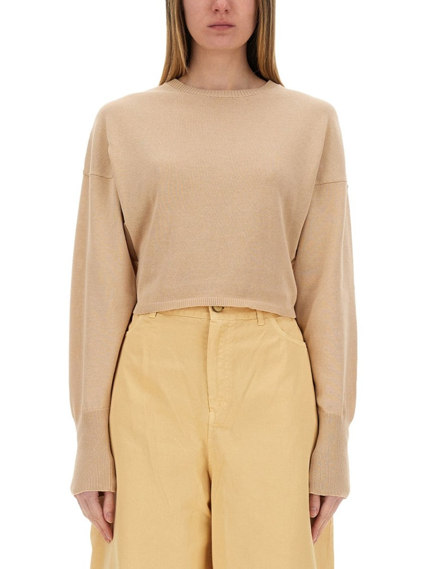 Alysi Cropped Knit Top