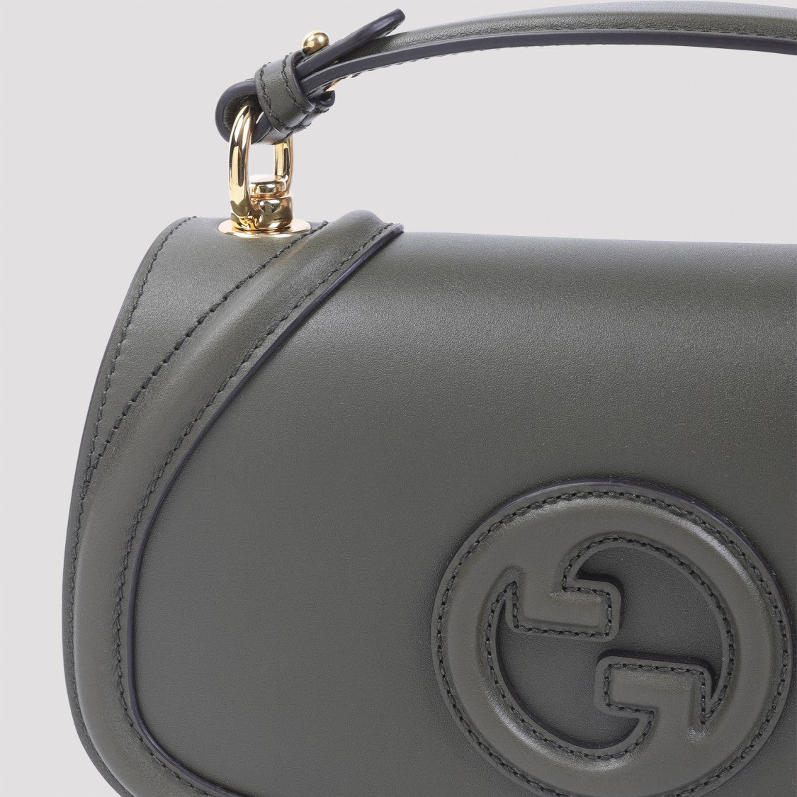 Gucci Green Leather Shoulder Bag