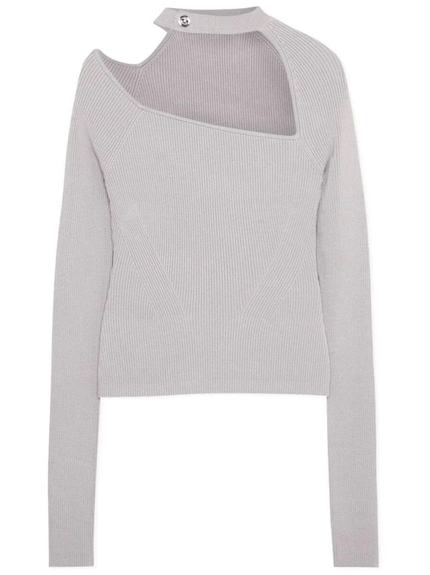 Jonathan Simkhai Asymmetrical Mockneck Top