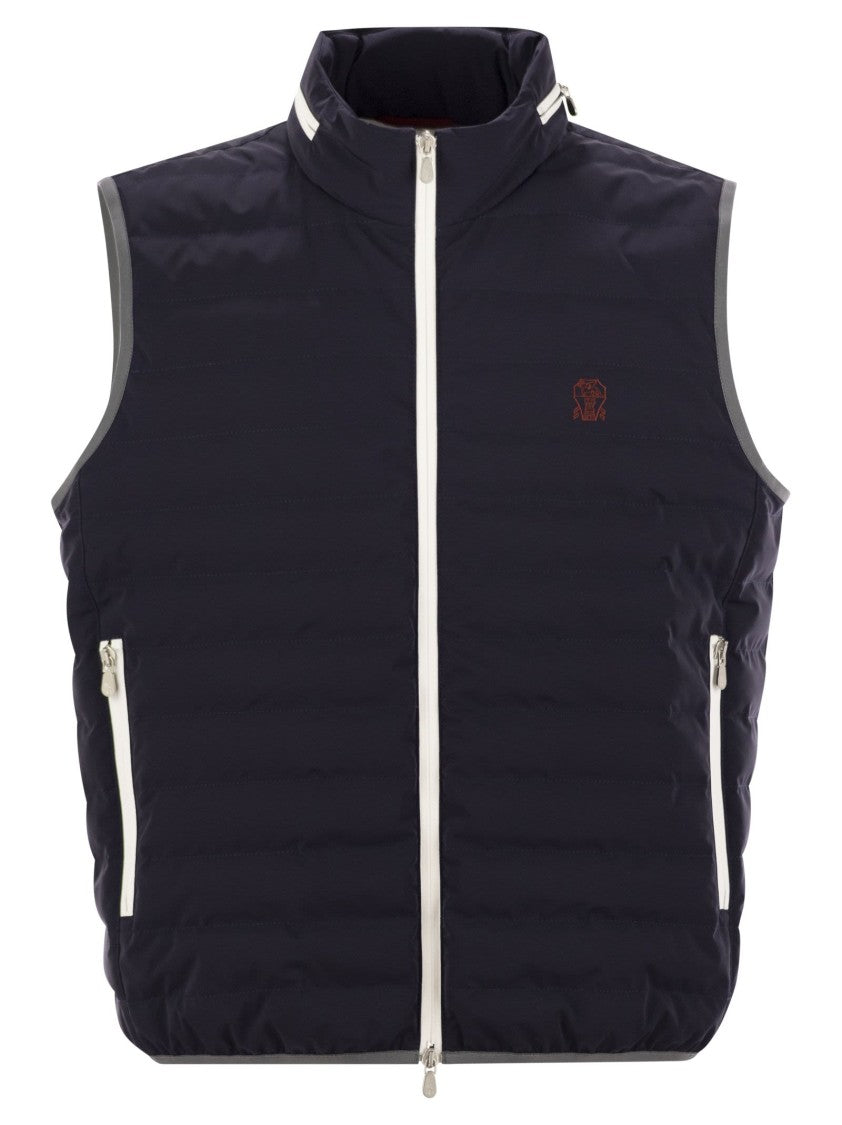 Brunello Cucinelli Sleeveless Nylon Down Jacket