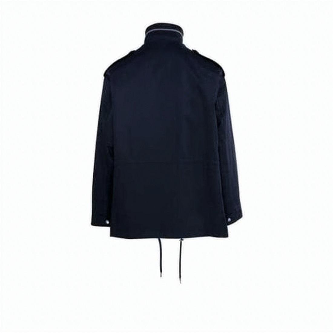 Ami Structured High-Collar Jacket With Utility Pockets