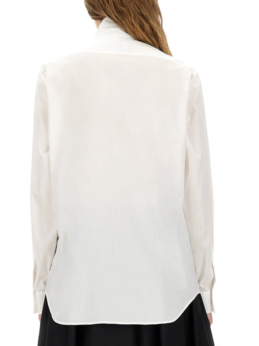 Moschino Cotton Poplin Jacquard Shirt