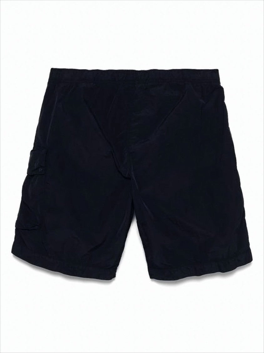 C.P. Company Mid-Thigh Swim Shorts With Circular Lens Detail