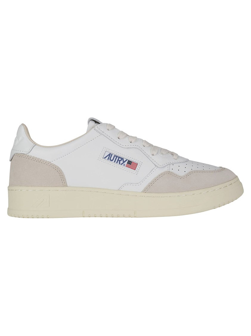 Autry Textured Low Sneakers With Elevated Sole