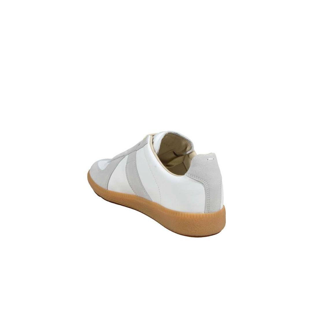 Maison Margiela Low-Top Sneakers In Nappa And Suede