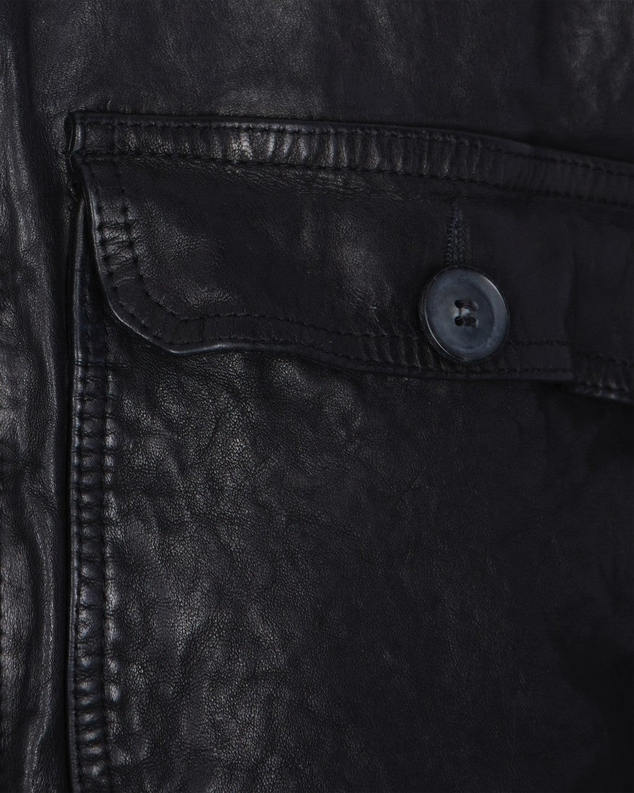 D-Four Black Bomber Jacket