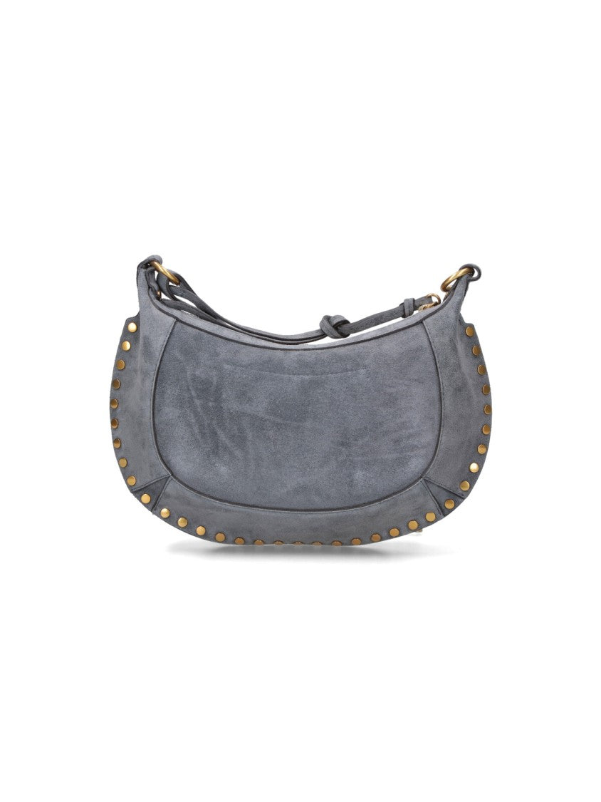 Isabel Marant Small "Oskan Moon" Shoulder Bag – Grey