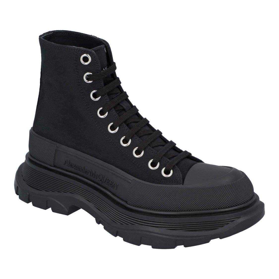 Alexander Mcqueen Tread Slick Boot In Black