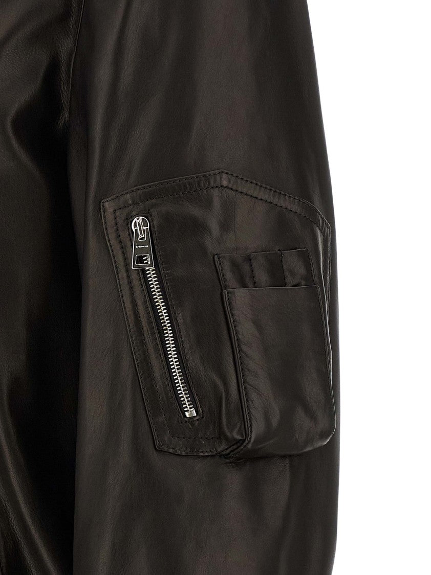 Givenchy Leather Bomber Jacket