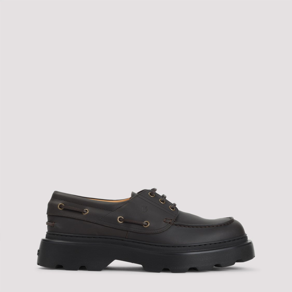 Tod's Brown Leather Lace-Up