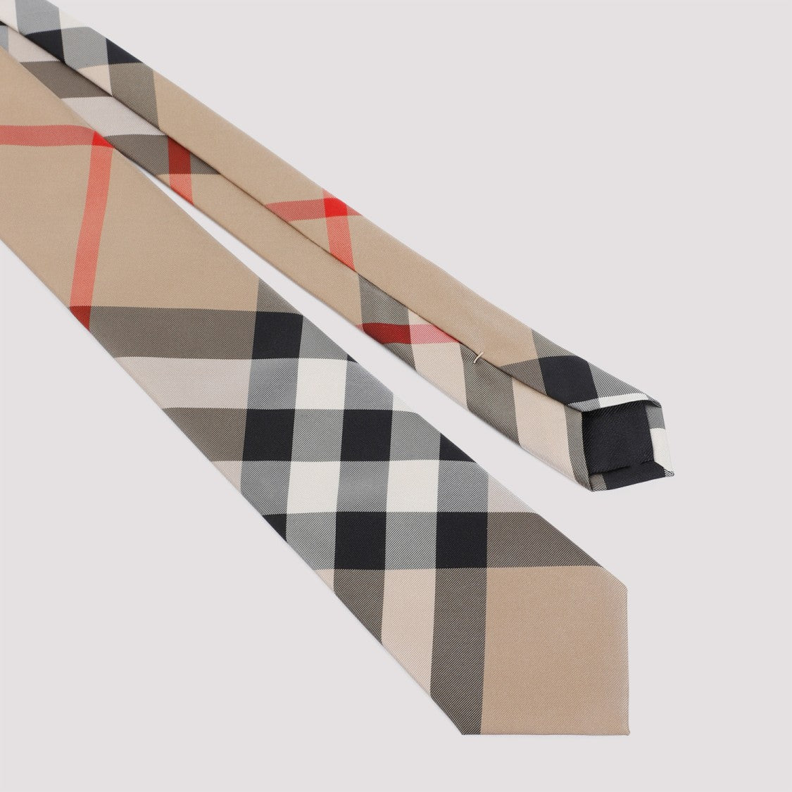 Burberry Archive Beige Classic Cut Check Silk Tie