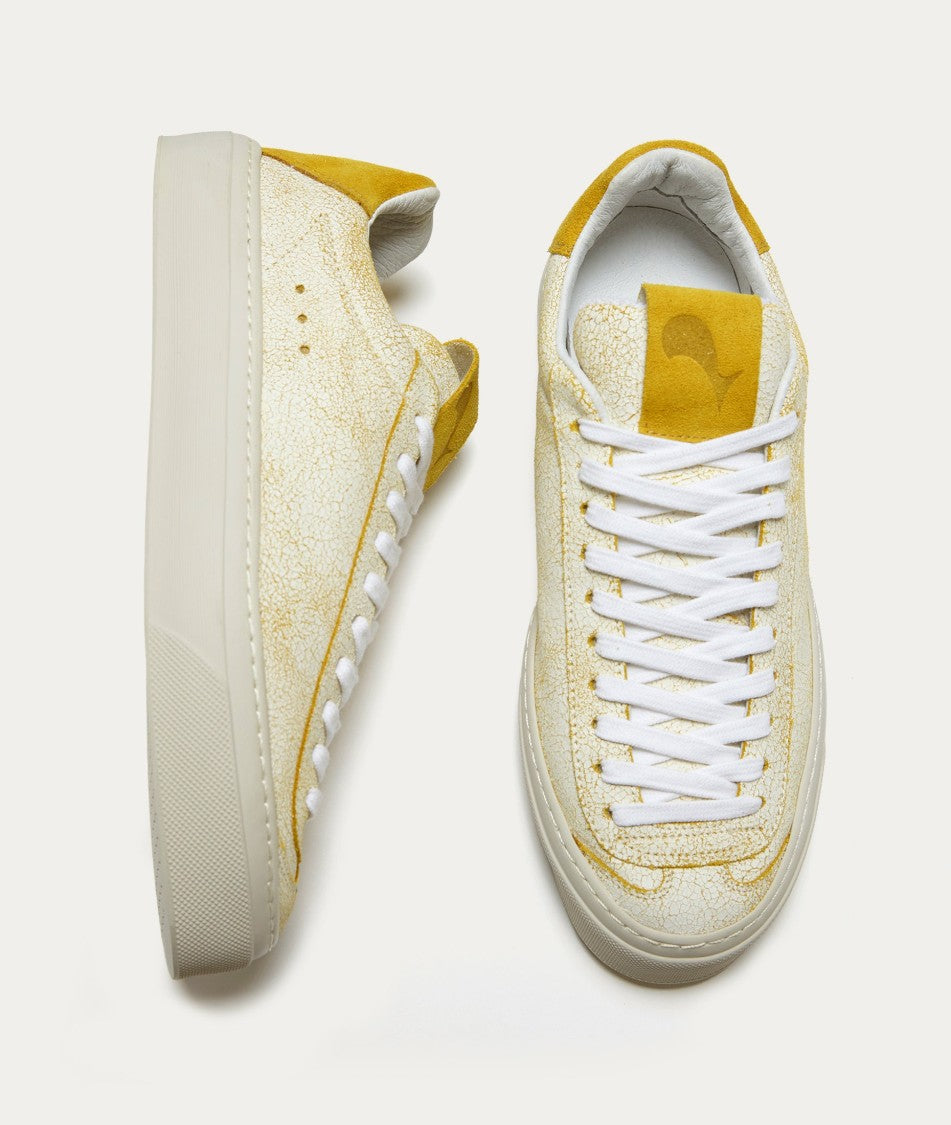 Aqua Alta Venice Redentore Patina Yellow Sneakers