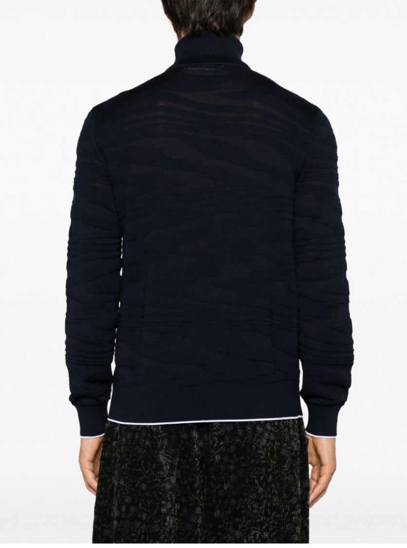 Missoni Textured Knit Turtleneck Sweater