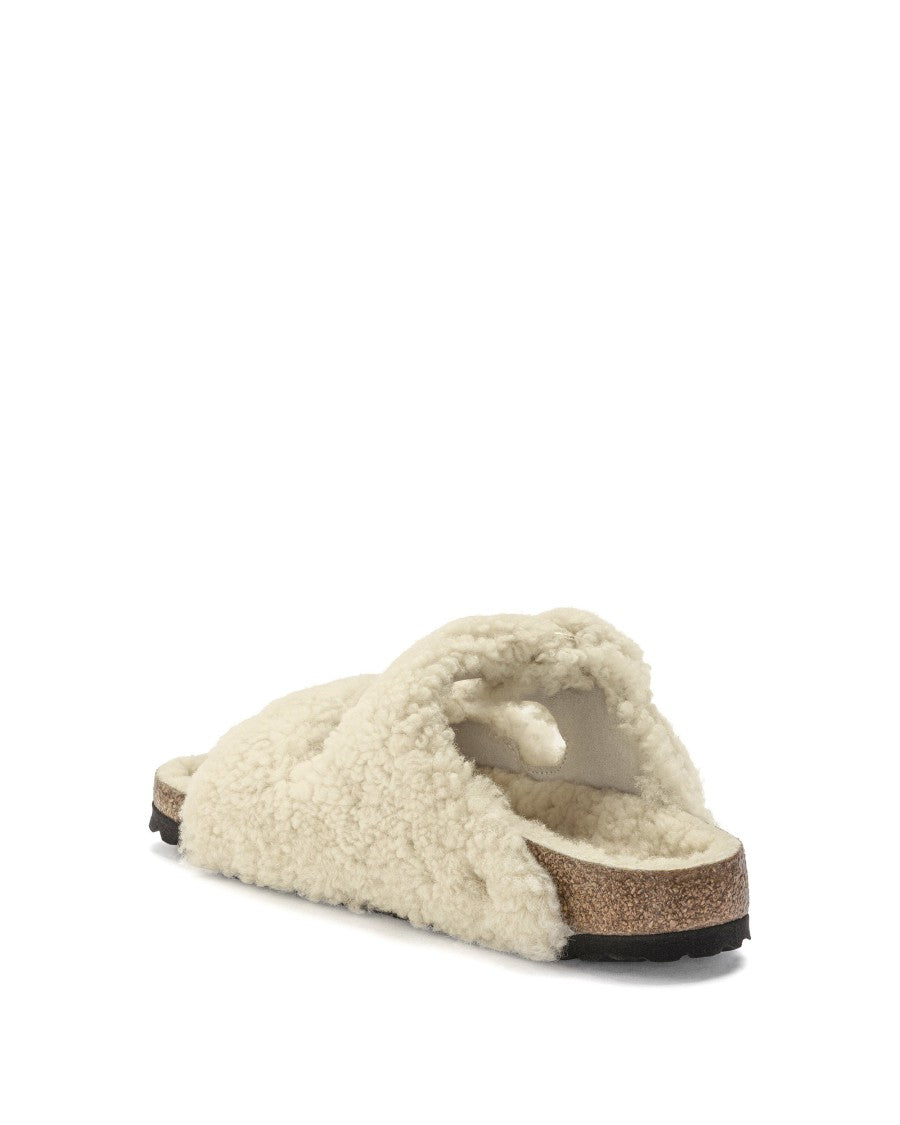 Birkenstock Arizona Big Buckle Sherling Slipper - Size S
