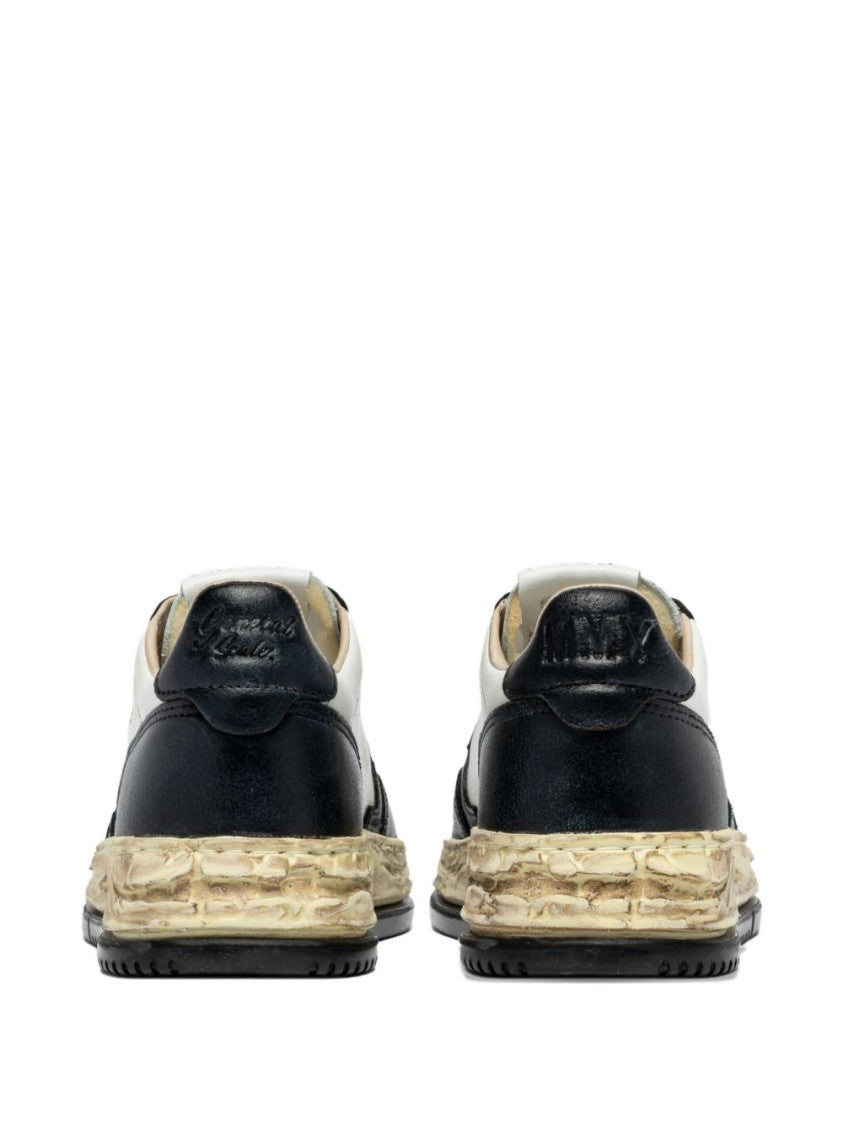 Autry X Maison Mihara Yasuhiro Low-Top Sneakers With Perforated Detail And Textured Sole