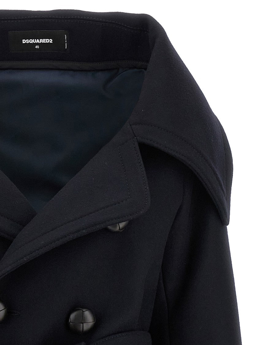 Dsquared2 'Peacoat Robe' Coat