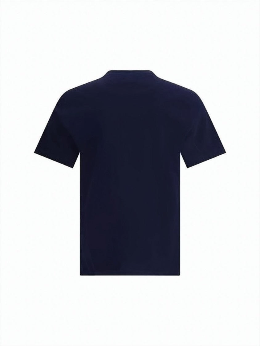 Brunello Cucinelli Crew Neck T-Shirt With Subtle Emblem