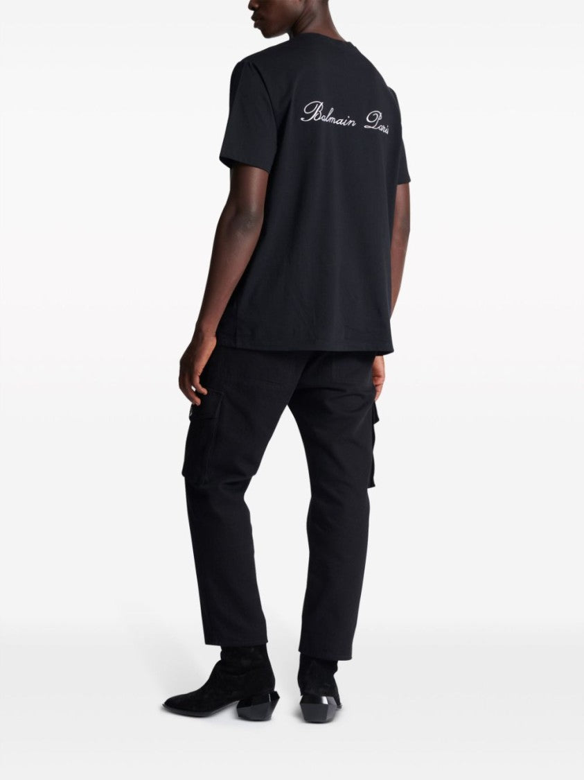 Balmain Cotton Signatured T-Shirt