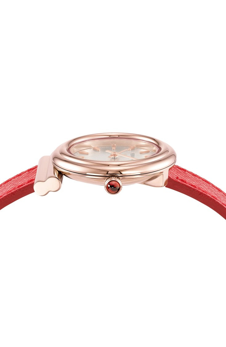 Ferragamo Gancini Leather Watch