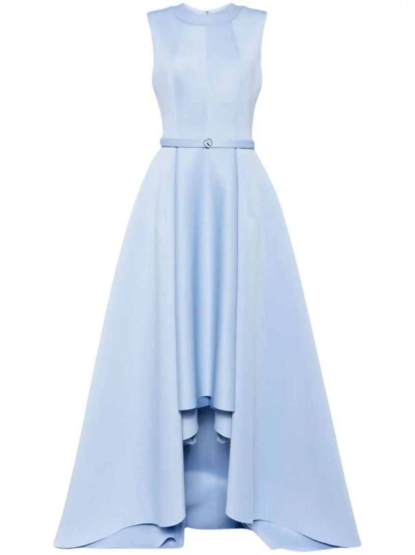 Saiid Kobeisy Neoprene Dress With High-Low Skirt