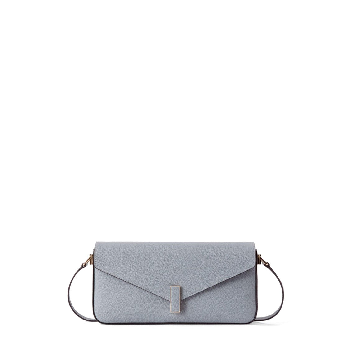Valextra Blue Calf Leather Iside Shoulder Bag