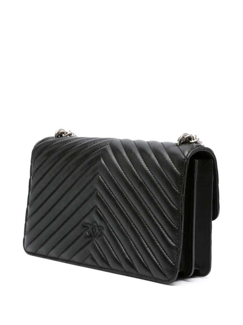 Pinko Love Bird Quilted Shoulder Bag
