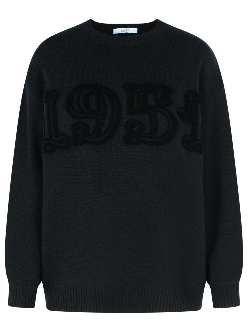 Max Mara Black Wool And Cashmere Sweater