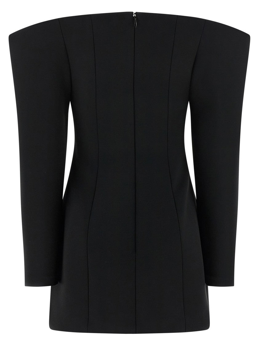 Stella Mccartney Off-The-Shoulder Structured Corset Mini Dress